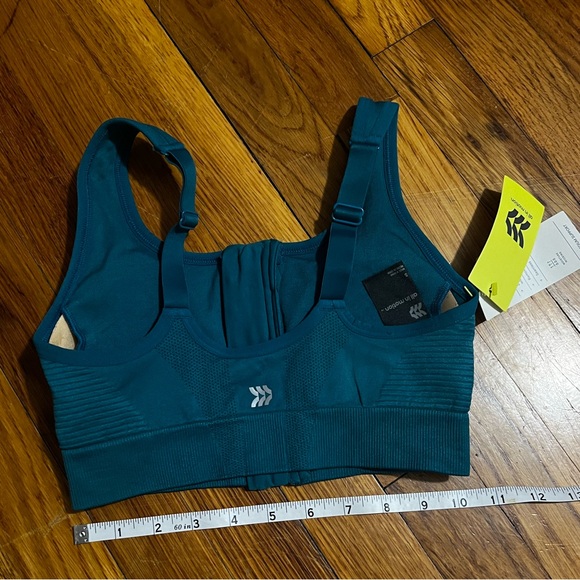 All in Motion Zip Front Bra Medium Support Size Small NWT - Picture 4 of 5